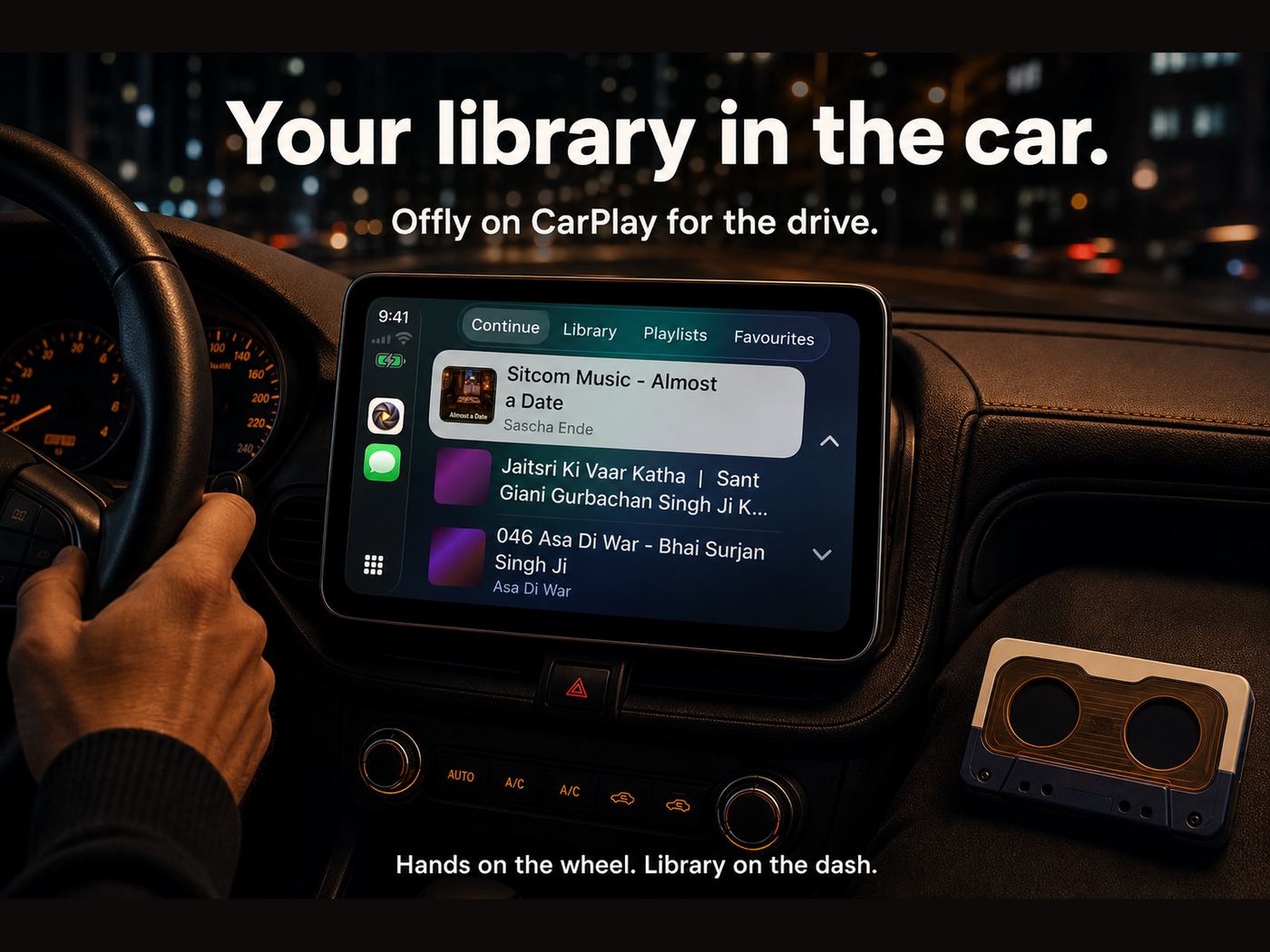 Offly CarPlay from the iPad screenshot set.